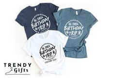 2024 Birthday Trip Shirt,Birthday Vacation Shirt,Birthday Party,Bday Group Shirt,Birthday Beach Shirt,Bday Cruise Tee,Birthday Gifts,Trip Tee,womens birthday trip,40th Birthday,50th Birthday,70th Birthday,Custom Birthday 🌿Our Products: Unisex T-Shirt , Women Vneck Shirt , Tank Tops , Adult Sweatshirt , Youth Sweatshirt, Hoodie ,Long Sleeve, Youth Shirt, Toddler Shirt, Baby BodySuit 📌Solid Colors are 100% SoftLume combed and ring-spun cotton. Heather colors are 60% combed and ring-spun cotton / 40th Birthday Trip Shirts, Birthday Trip Shirts, Womens Birthday, Birthday Vacation, Birthday Trip, Travel Tees, Youth Shirt, Group Shirts, Beach Shirt