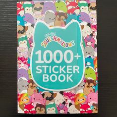 the sticker book has an image of cats on it