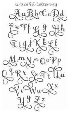 the upper and lower letters are handwritten in cursive font, which is very similar to each other