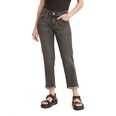 You'll love these borrowed-from-the-boys relaxed fit women's jeans from Levi's. You'll love these borrowed-from-the-boys relaxed fit women's jeans from Levi's. Traditional 5-pocket Denim constructionFIT & SIZING Boyfriend cut Midrise sits above the hip Zipper fly 25-in. inseam (rolled) 27-in. inseam (unrolled)FABRIC & CARE Cotton, polyester, elastane Machine wash Imported Size: 33(US 16)M. Color: Black. Gender: female. Age Group: adult. Pattern: Solid. Levis Boyfriend Jeans, Ultra Casual, Womens Boyfriend Jeans, Fashion Traditional, Boyfriend Cut, Boy Fits, Tapered Leg Jeans, New Boyfriend, Plus Size Outerwear