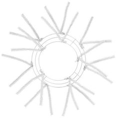 10-20 Small Pencil Work Wreath Form White - XX167827 - The Wreath Shop Wire Heart Wreath, Making Centerpieces, Wreath Frames, Metal Wreath Frame, Pencil Work, Sports Wreaths, Work Wreath Forms, Wire Wreath Forms, Wire Wreath Frame