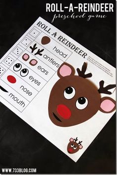 reindeer activities for kids to do with paper