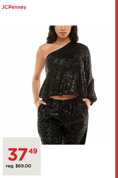 Sequin Blouse, Long Sleeve Sequin, Window Home Decor, Shop Blouses, Strapless Dress Formal, One Shoulder Formal Dress, Women Long Sleeve, Peplum Dress