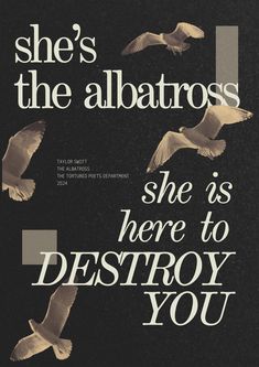 she's the albatroos, she's here to destroy you cover image