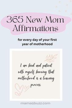 new mom affirmations