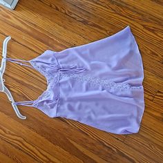 Victoria Secret Xsmall Lilac Colored Never Worn. Adjustable Straps. Smoke Free/Pet Free Home Victoria's Secret Spring Camisole With Built-in Bra, Purple Cami Sleepwear For Summer, Purple Sleep Tops For Spring, Fitted Purple Sleep Top, Spring Purple Sleep Top, Purple Spring Sleep Top, Victoria's Secret V-neck Camisole For Sleep, Victoria's Secret Camisole For Spring Loungewear, Victoria's Secret V-neck Camisole For Loungewear