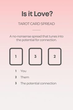 the instructions for how to use tarot card spread in an appliance application