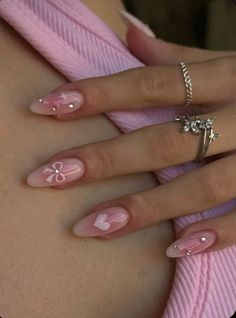 Paznokcie Hello Kitty, Kutek Disney, Nagel Tips, Girly Acrylic Nails, Soft Nails, Nails 2024