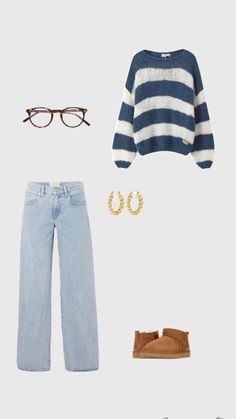 #winter #uggs #uggminis #cozy #jeans #pacsun Ugg With Jeans Outfit, Mom Comfy Outfit, Basic Outfits With Jeans, Jeans With Uggs, Outfit Inspo Cold Weather, Casual Winter Fits, Winter School Outfits, Utah Aesthetic, Outfits For Cold Weather