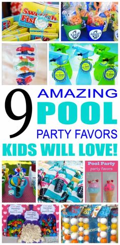 the top 9 pool party favors for kids will love