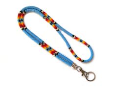 This Native American inspired beaded lanyard is made of high-quality Japanese beads using the beaded crochet technique. A stylish accessory for your ID card. It can also be a great gift for a teacher or for a nurse. Length with the holder 19 inches (48cm). If you need a different length (shorter or longer), please feel free to write me and I will gladly make a lanyard needed length for you. For your convenience, I have added a key ring. So, you can use the lanyard as a long keychain or as a hold Nurse Lanyard, Bead Crochet, Badge Holders, Crochet Techniques, Badge Holders Lanyard, Lanyard, Stylish Accessories, Native American, Teacher Gifts