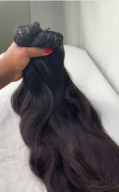 Authentic 100% Raw Indian Unprocessed Human Hair Extensions Wavy / Straight Bundle Deal Free Shipping. - Etsy Indian Wavy Hair Weave, Raw Indian Curly Hair Sew In, Indian Wavy Hair, Raw Indian Hair Wigs, Raw Cambodian Wavy Hair, Wavy Bundles, Raw Indian Hair Vendors, Straight Bundles, Wavy Hair Extensions