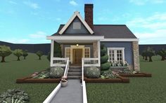 100 Best Bloxburg House Builds (With Photos) 274 100 Best Bloxburg House Builds (With Photos) Mini Home Bloxburg, Bloxburg Small House Ideas Exterior, Bloxburg Mini House, Mini Bloxburg House, Mini House Bloxburg, Blocksburg House, Bloxburg Aesthetic, Bloxburg Building Ideas