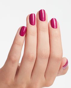 Say oui-oui to this mellowed raspberry crème. Raspberry Nail Color, Raspberry Nails, Deep Winter Palette, Kiara Sky Gel Polish, Winter Palette, Glitter Gel Polish, Summer Toe Nails, Cat Eye Gel, Opi Nail Lacquer