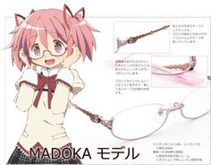 an anime character with pink hair and glasses