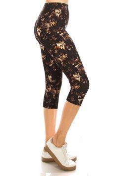 Imported One Size Fits Most Printed, high waisted, capri leggings with an elasticized waist band 92% Polyester 6% Spandex Multi LIT Printed, High Waisted, Capri Leggings With An Elasticized Waist Band split Item Measurements: SIZE S Measurements: SIZE S Inseam:" Length:" Hips:" Rise::" split split Activewear Print, Abstract Floral Print, Capri Leggings, Workout Gear, Waist Band, Body Shapes, Body Types, Trendy Fashion, Capri Pants