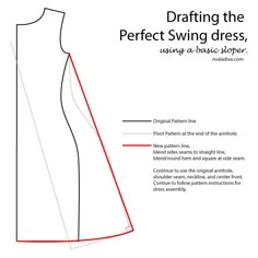 the front and back view of a sewing pattern for a dress