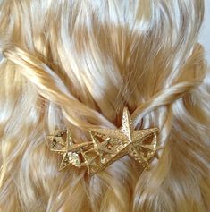 Classy multi star metal barrette, gold star hair clip, silver star hair clip, metal star hair clip by MaimyphungUSAhome on Etsy Star Barrette, Alhambra California, Christmas Presents For Her, Silver Hair Clip, Christmas Hair Accessories, Gold Hair Clips, Metal Star, Star Hair, Metal Hair Clips