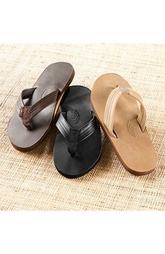 Rainbow '301Alts' Sandal (Men) | Nordstrom Mens Shoes Sandals, Handmade Sandals, Designer Slippers, Summer Is Coming, Leather Slippers, Mens Sandals, Stylish Men, Flip Flop, Mens Flip Flop