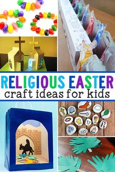 there are many crafts and activities to make for easter