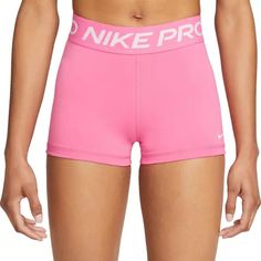 Nike Women's Pro 3” Shorts | DICK'S Sporting Goods Pink Nike Pros, Closet Tour, Cute Workout Outfits, Cute Preppy Outfits, Sporty Outfits