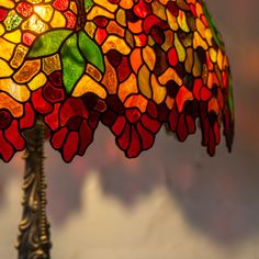 Category: Stained Glass Lamps This stained glass Tiffany lamp is a beautiful and iconic piece of decorative lighting 💡The unique lamp made of modern stained glass is characterized by its intricate shade in vibrant colors and intricate designs 😍 This flower lamp could be used as bedside reading lamp, office lamp and of course as decorative lamp. It definitely adds a special elegance and beauty to your home interior 😉 During the process of manufacturing glass lamp shade we use only the high quality materials, such as:• Stained Glass• Copper Foil• Black Patina• Tin Care instruction: • wipe with wet cloth. Each standing lamp is safely packaged into a box for delivering it to customer in excellent condition.___________________ Gladly could make CUSTOM ORDERS of any complexity, varying in des Lamp Office, Bedside Reading Lamps, Pic Candle, Stained Glass Lamp, Modern Stained Glass, Tiffany Lamp, Office Lamp, Unique Lamp, Tiffany Stained Glass