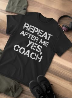 Give it to your favorite coach! Buy it now and make someone feel special! A tshirt with a comfortable and relaxing feel, I've been wearing them daily and I love them! With a crewneck collar, short sleeves and made from 100% pre-shrunk heavyweight cotton. Please pay attention to the sizes. The tshirt is men's size, so girls please consider ordering a smaller size :) It will work specially well to create outfits with a baggy, oversized look! Coaches Wife Shirt, Dibs On The Coach, Coach Tshirts, Glamping Shirts, Soccer Mom Gifts, Soccer Coach Gifts, Funny Science Shirts, Coaches Wife, Coach Shirt