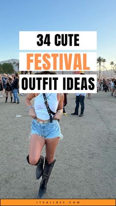 Discover stylish festival outfits that blend comfort and flair, perfect for any festival-goer. From denim corsets and sequin rompers to casual chic, vibrant patterns, get inspired by these unique and trendy looks. Ideal for making a statement while staying comfortable all day long. Glastonbury Festival Outfit, Coachella Outfit Ideas, Burning Man Outfit, Stagecoach Festival Outfits, Concert Outfit Ideas, Music Festival Outfit, Festival Outfit, Festival Fashion, Coachella Outfits, Coachella Style What To Wear To Festival Outfit Ideas, Music Festival Outfits Coachella, Outfits For Stagecoach, Festival Outfits Acl, Stage Coach Outfits 2024, Acl Festival Outfit Ideas, Black Shorts Festival Outfit, Festival Boots Outfit, Boho Outfit Festival