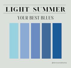 Light Summer Pallete, Light Summer Colour Palette Outfits, Light Summer Colour Palette, Light Summer Style, Summer Pallet, Color Analysis Summer, Light Summer Color Palette, Summer Color Palettes, Soft Summer Palette