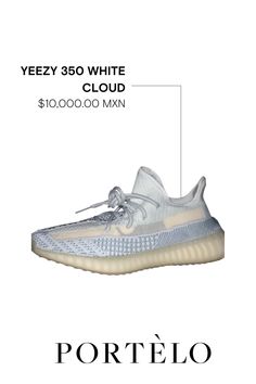 Compra en Portèlo Tenis YEEZY 350 WHITE CLOUD. 9.5 US | 39.5 EU | 6.5 MX YEEZY 350 WHITE CLOUD. Tenis de Moda 2021 mujer, Adidas Tennis, Tenis de Moda Negros mujer, Sneakers Fashion Outfits , Sneakers Fashion Women's. Encuentra moda de lujo en Portèlo hasta -90% de su precio original Yeezy 350, White Cloud, Cloud 9, Adidas Tubular Defiant, Adidas Yeezy Boost