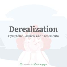 Derealization is when a person’s perception of reality feels unreal, dreamlike, or distorted. Feeling numb, detached from yourself, or having distorted perceptions of time are common symptoms of derealization.1,2,3 Derealization is a form of dissociation that may be caused by stress, trauma, severe anxiety, psychosis, or a dissociative disorder.3,4,5 Derealisation Meaning, Structural Dissociation Diagram, Derealization Definition, Disassociate Symptoms, Depersonalisation Help, Perception Of Reality, Psychiatric Medications, Dbt Skills, Cognitive Therapy