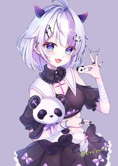 Plushie Pfp, Panda Art, Cute Anime Profile Pictures, Cool Anime Pictures, Kawaii Art, Grunge Style