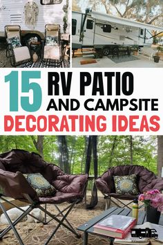 rv patio and campsite decorating ideas