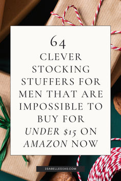 64 clever stocking stuffers for men that are impossible to buy for under $15 on Amazon now. website isabelledias.com Boyfriend Stocking Ideas, His Stocking Stuffers, Grandpa Stocking Stuffers, Bf Stocking Stuffers, Stocking Ideas For Boyfriend, Grandparent Stocking Stuffers, Boyfriend Stocking Stuffers Ideas, Joke Christmas Gifts, Stalking Stuffer Ideas