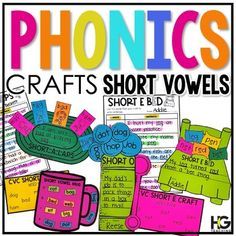 a poster with the words phonics on it and some pictures in front of it