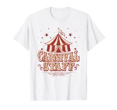 a carnival shirt with the words carnival staff on it