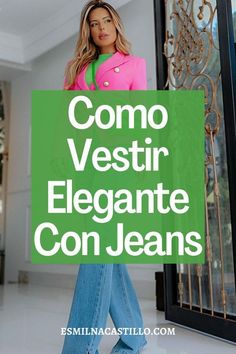 APRENDE A LUCIR ELEGANTE USANDO JEANS DE ESTA MANERA Outfit Jeans Elegante, Outfits Para Fiesta Casual, Look Con Jeans Outfits, Outfit Casual Verano Mujer, Camisa Jeans Outfit Mujer, Outfit Para Fiesta Casual, Look Casual Primavera, Pantalones Mom Jeans, Outfits Elegantes Con Jeans