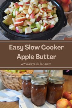 an easy slow cooker apple butter recipe