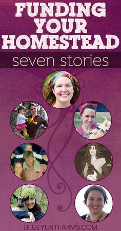 a book cover with five women and the words, finding your homestead seven stories