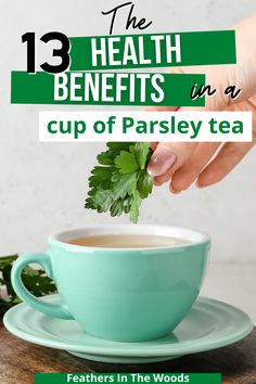 parsley tea Parsley For Kidney Cleanse, How To Make Parsley Tea, Parsley Kidney Cleanse, Parsley Water Benefits, Cilantro Tea Benefits, Parsley Recipes Drink, Parsley Tea For Kidneys, Benefits Of Parsley Tea, Health Benefits Of Parsley