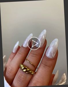 * Milky White Marble Detail Nails Salon Quality Hand Painted - Etsy..!! Detail Nails, Elegant Wedding Nails, Wedding Nails Bridesmaid, Nails Bridesmaid, Marble Detail, Nails For Bride, Wedding Nails French, Wedding Nails Glitter, Nails Salon