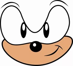 an image of a cartoon face with big eyes