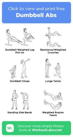 Abs Weight Training, Abs Workout Weights Gym, Womens Stomach Workout, Printable Abs Workout, Abs Workout With Dumble, Tummy Dumbell Workout, Core Free Weight Workout, Abs Exercises With Weights, Dumbbell Workout For Stomach