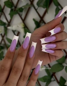 Purple And Pink Nails, Natural Nails Manicure, Pink Glitter Nails, Basic Nails, Glow Nails, Drip Nails, Soft Nails, Classy Acrylic Nails, Really Cute Nails