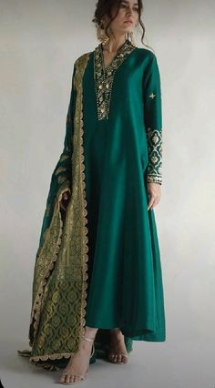 Raw Silk Kurta, Salwar Kamiz, Silk Kurta, Simple Pakistani Dresses, Designer Party Wear Dresses, Designer Dresses Casual