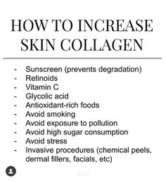 Skin Collagen, Laser Skin, Skin Aging, Dermal Fillers, Diy Health, Skin Routine