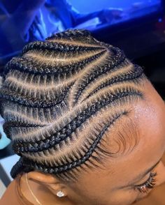 Big Corn Row Braids, Conrow Braids Styles For Black Women, Cornrow Designs For Black Women, Natural Cornrow Hairstyles For Women, Braids Cornrows Black Women, Styled Cornrows, Simple Cornrow Styles, Women Cornrow Hairstyles, 10 Cornrows