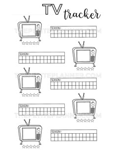 a printable worksheet with the words netflix and tv on it, which are in