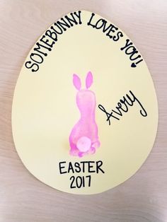 Diy Easter Cards, Easter Crafts For Toddlers, April Crafts, Footprint Art