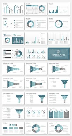 a bunch of different types of papers with numbers and graphs on the bottom, one is blue